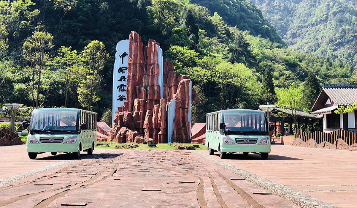忠辉23座景区观光车
