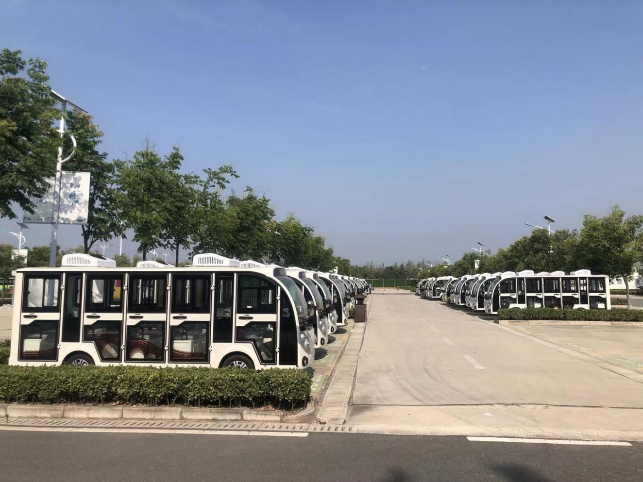 陕西·昆明池电动观光车案例