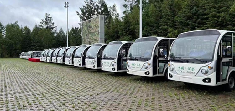 黑龙江·伊春林海奇石景区观光车案例 黑龙江·伊春林海奇石景区观光车案例