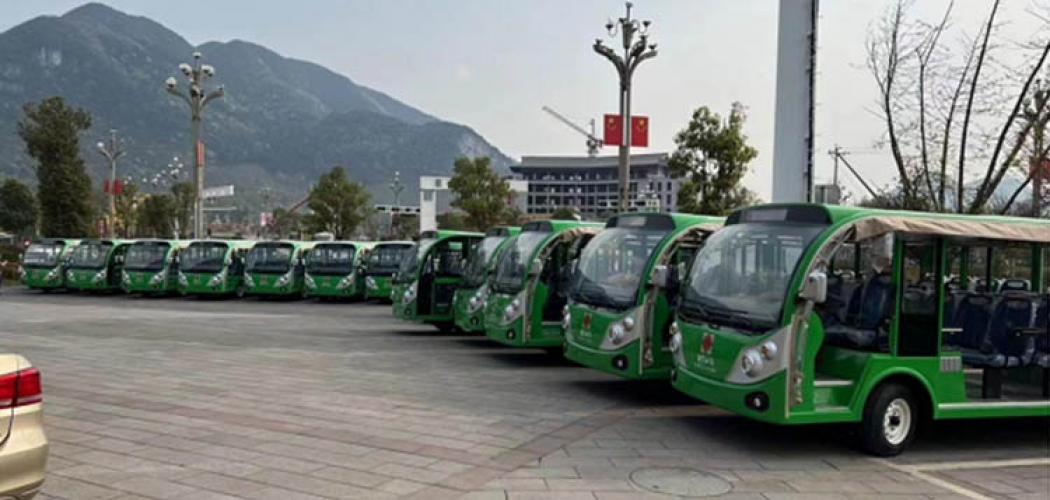 贵州毕节·百里杜鹃景区50辆燃油观光车案例