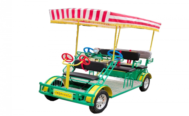 六人共享电动自行车