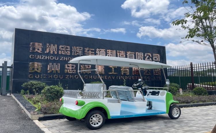 贵州忠辉4座电动游园代步车——青蛙